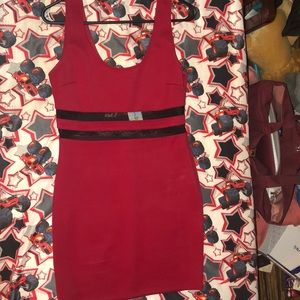 Red w/ Sheer Forever 21 dress